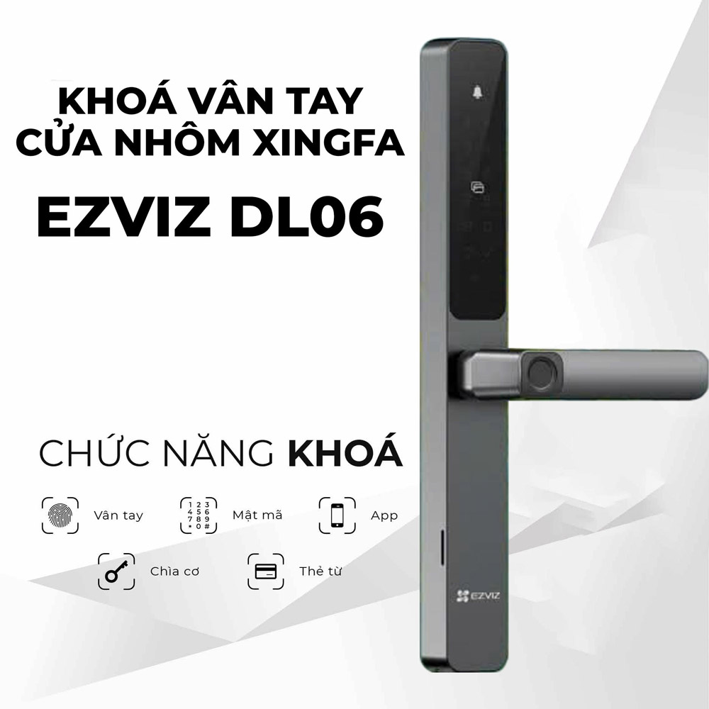 Khóa vân tay cửa nhôm EZVIZ DL06