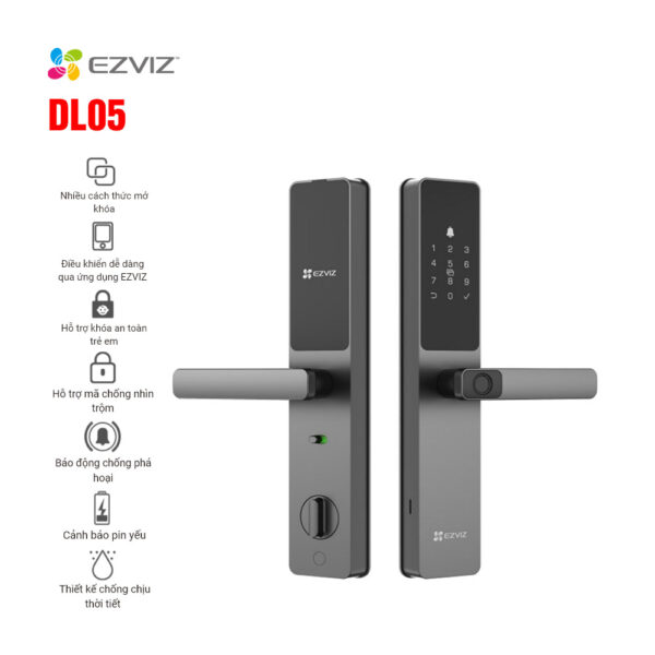 Khóa vân tay chuyên cho cửa gỗ EZVIZ DL05
