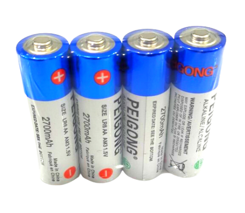 BỘ 4 VIÊN PIN AA / AAA  PEIGONG CAO CẤP CHUYÊN DÙNG CHO KHÓA VÂN TAY 
