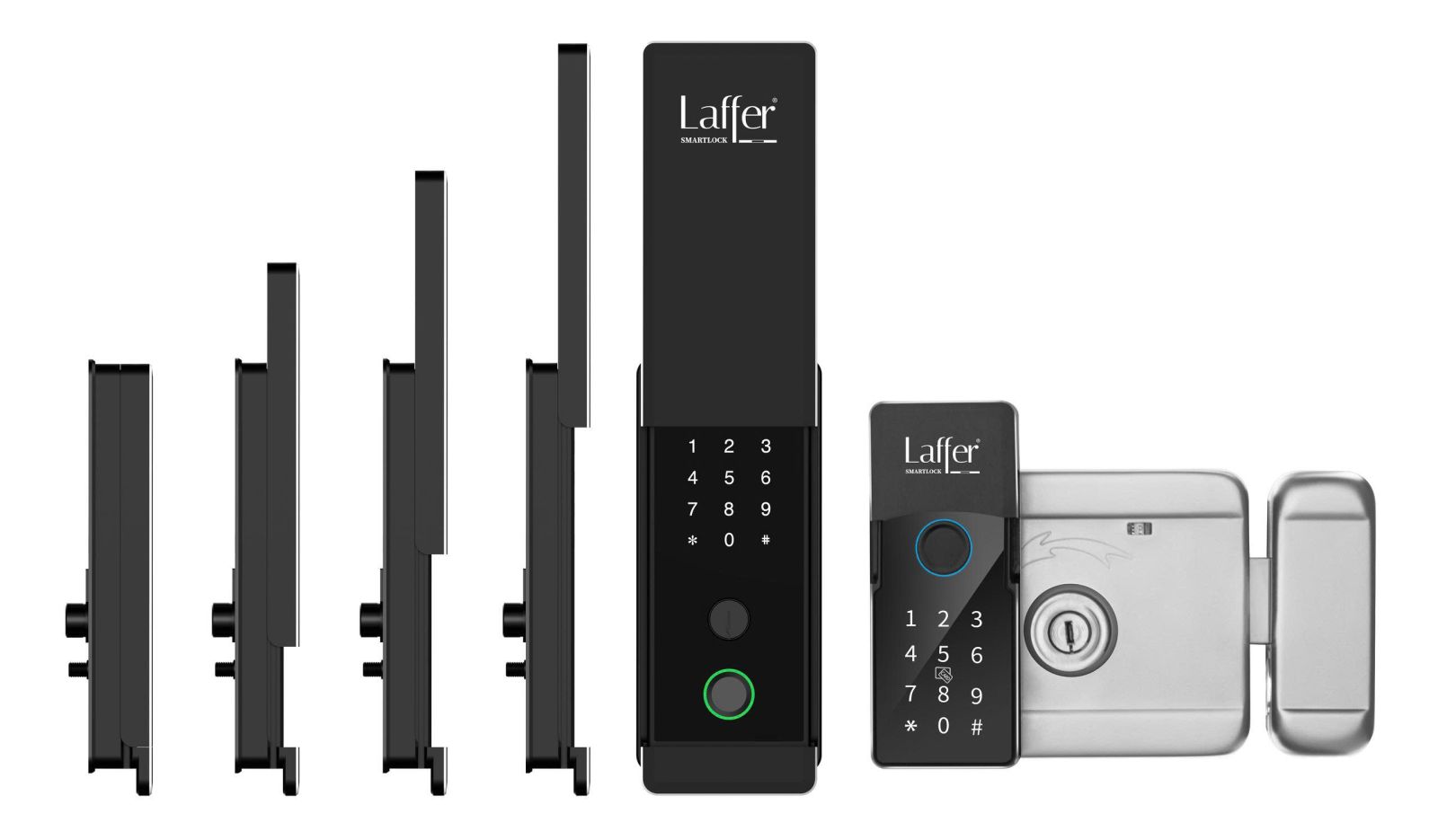 Khóa cổng vân tay cao cấp Laffer A18 Pro